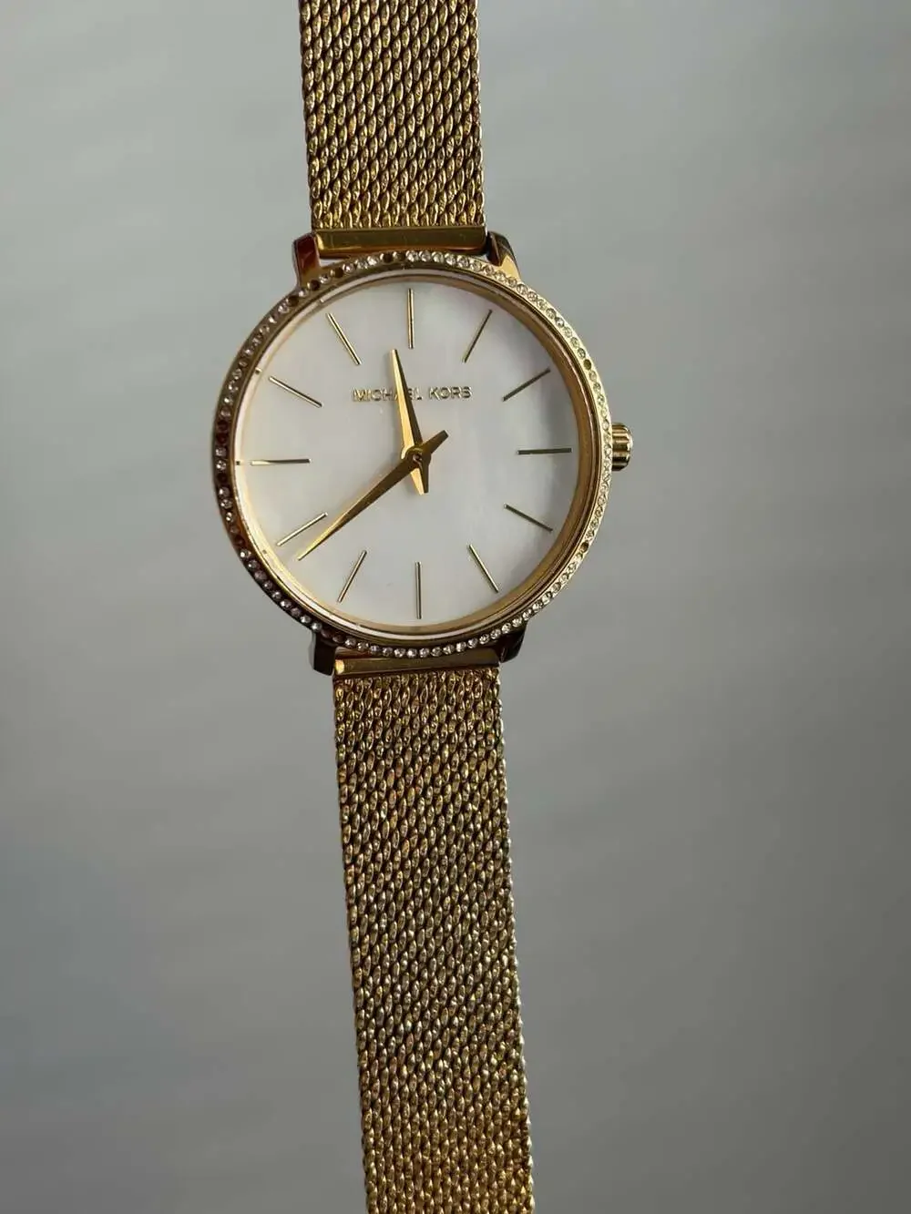 Michael Kors Pyper Pavé Gold-Tone Mesh Women's Watch MK4619